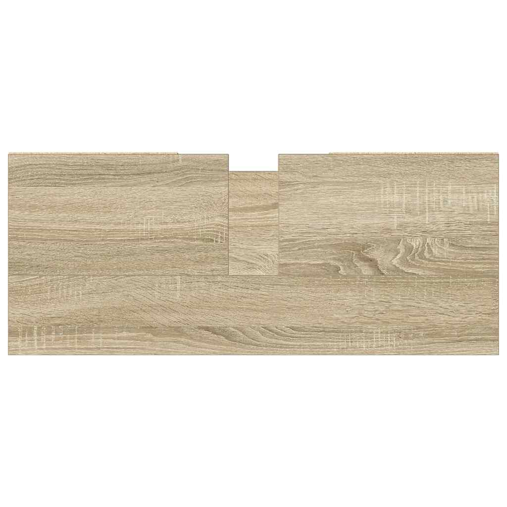 Sonoma Oak Bathroom Cabinet 80x33x60 cm | Engineered Wood