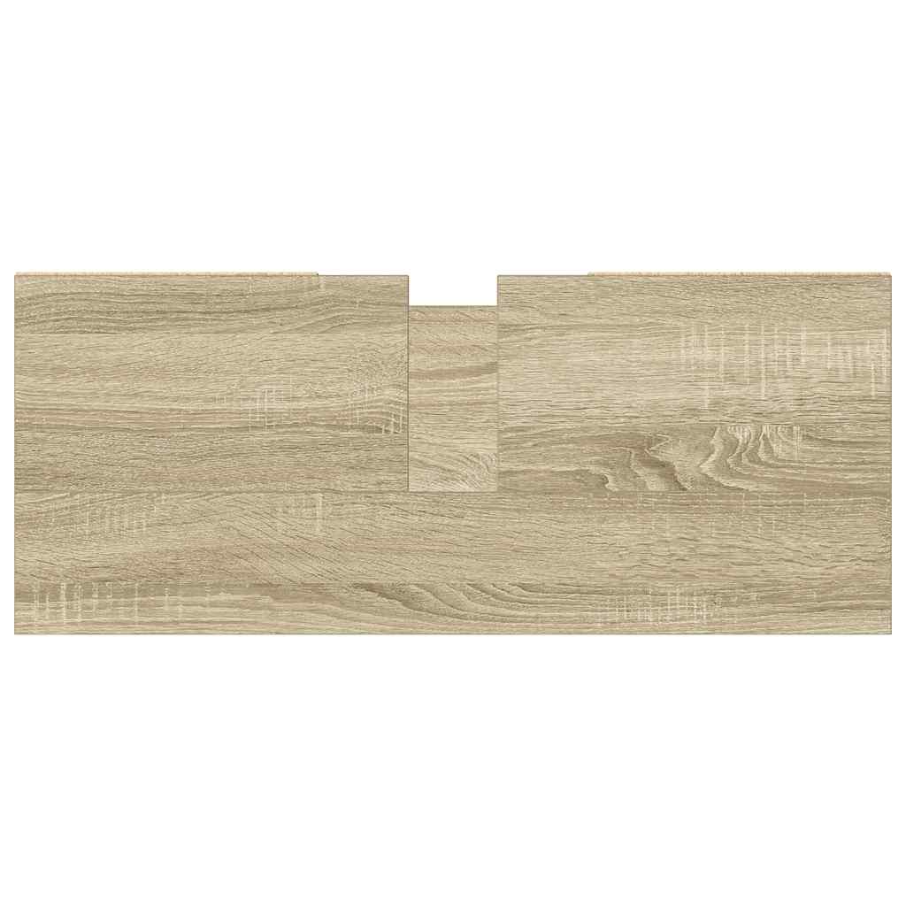 Sonoma Oak Bathroom Cabinet 80x33x60 cm - Engineered Wood
