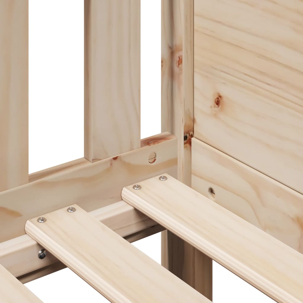 Pine Kids' House Bed Frame 90x200 cm - Mattress Not Included