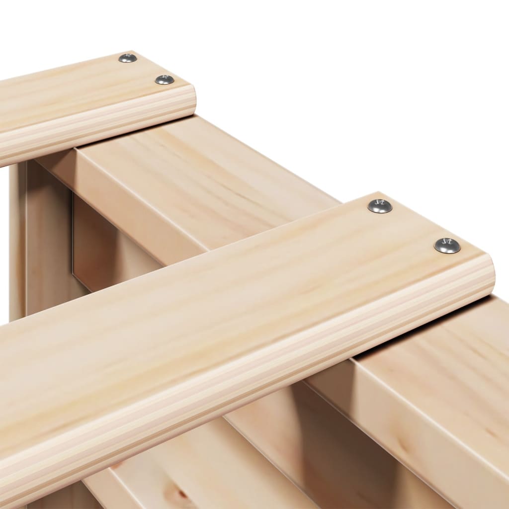 Solid Wood Pine Bed Frame 75x190 cm - Small Single, No Mattress