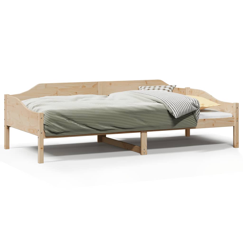 Solid Pine Wood Bed Frame 80x200 cm - Mattress Not Included