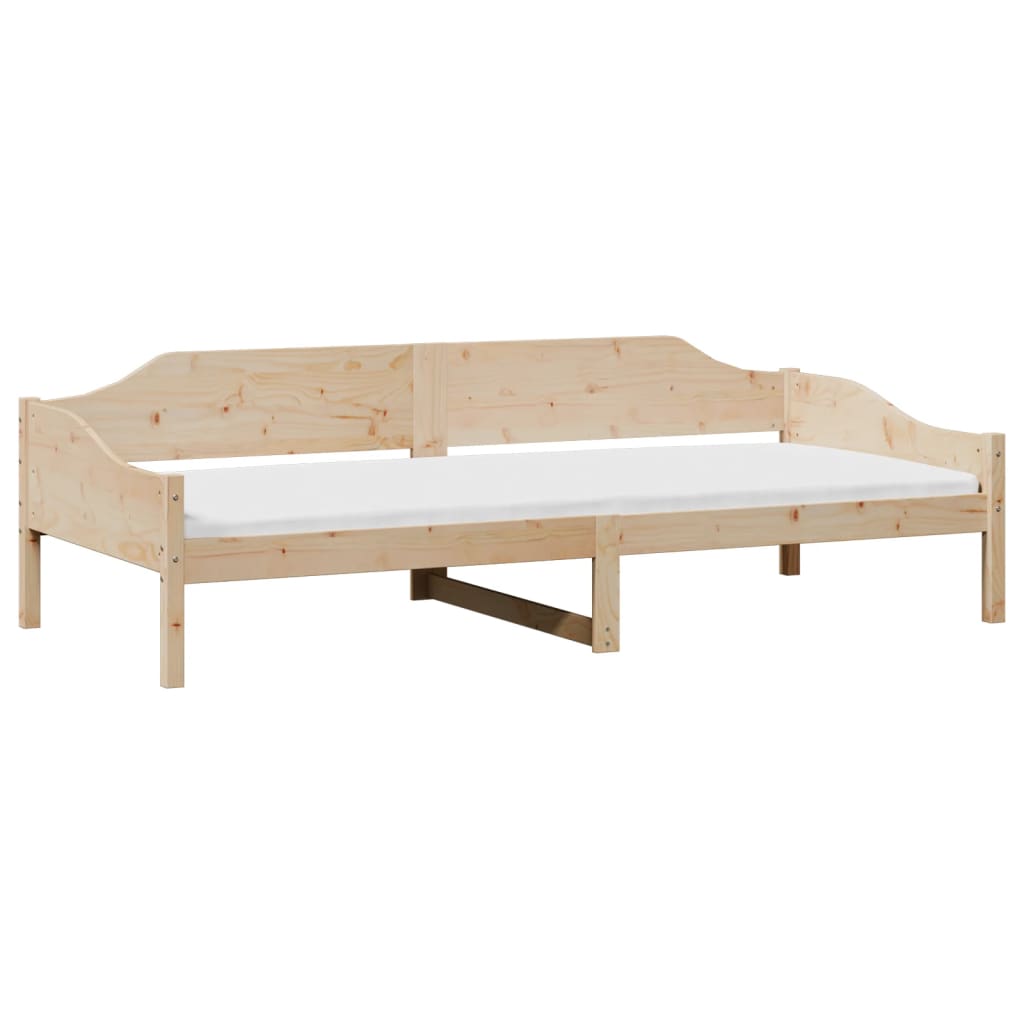 Solid Pine Wood Bed Frame 80x200 cm - Mattress Not Included