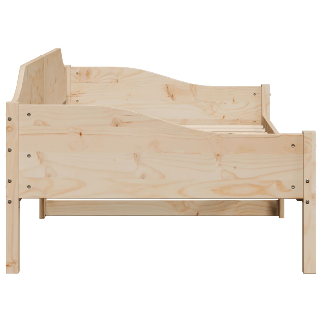 Solid Pine Wood Bed Frame 80x200 cm - Mattress Not Included