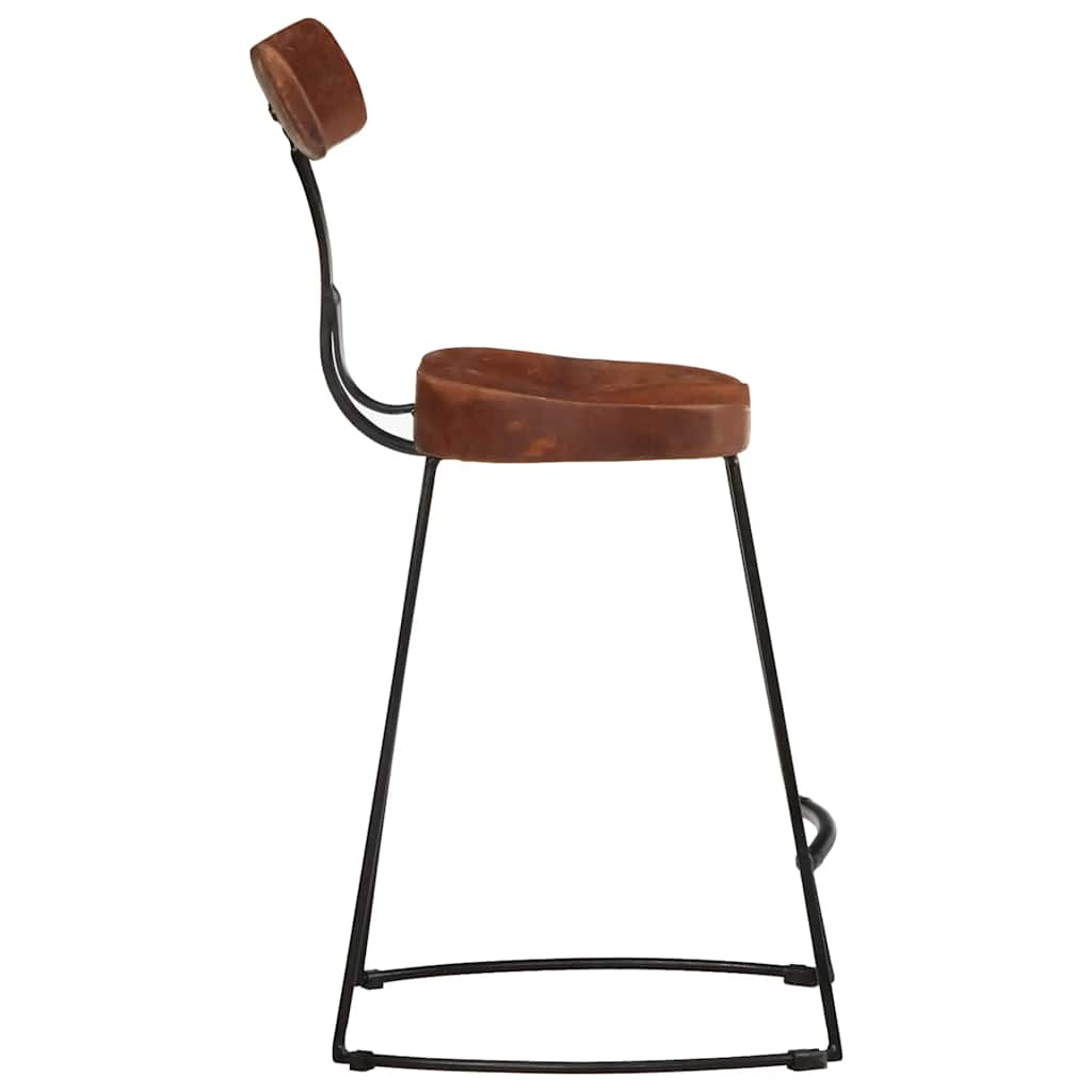 Solid Wood Mango Bar Stools Set of 2 - 49x43x79 cm