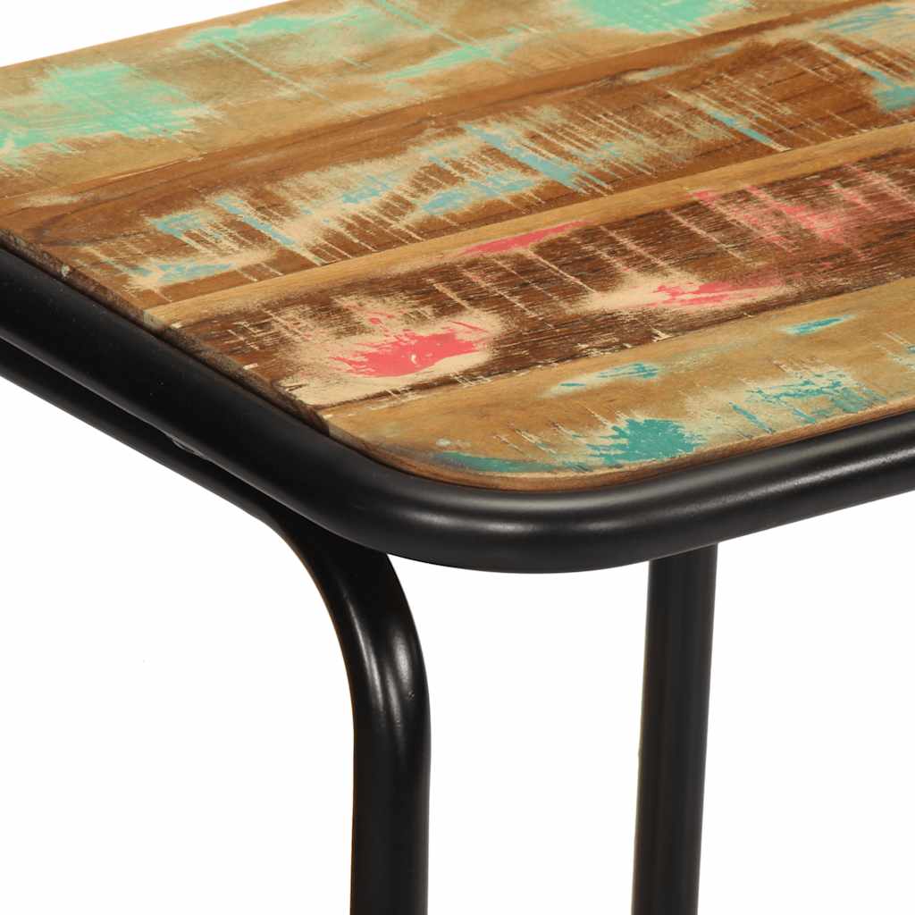 Reclaimed Solid Wood Bar Stools 2 pcs - 46x35.5x80 cm Eco-Friendly