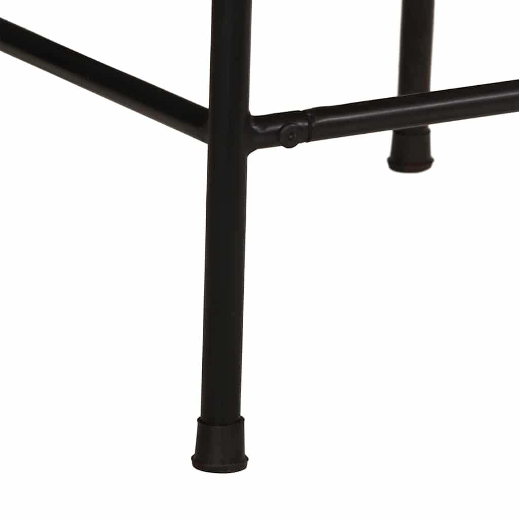 Reclaimed Solid Wood Bar Stools - Set of 4, 46x35.5x80 cm
