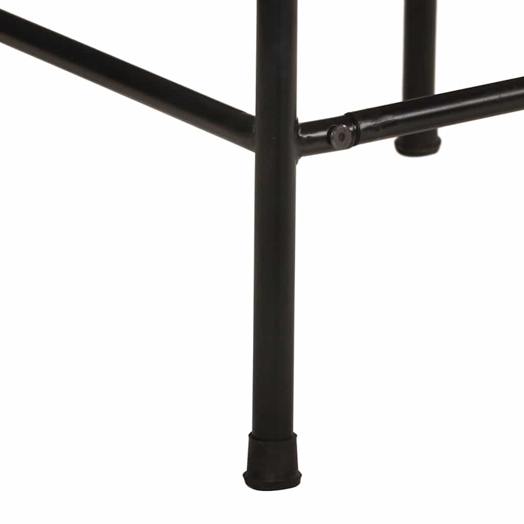 Solid Wood Mango Bar Stools Set of 2 - 46x35.5x70 cm