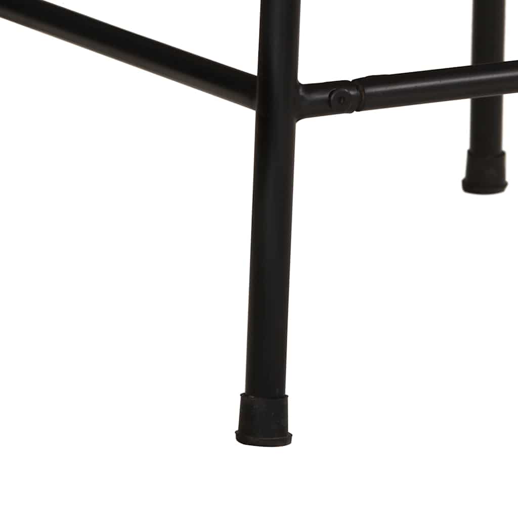 Reclaimed Solid Wood Bar Stools, Set of 2, 46x35.5x70 cm