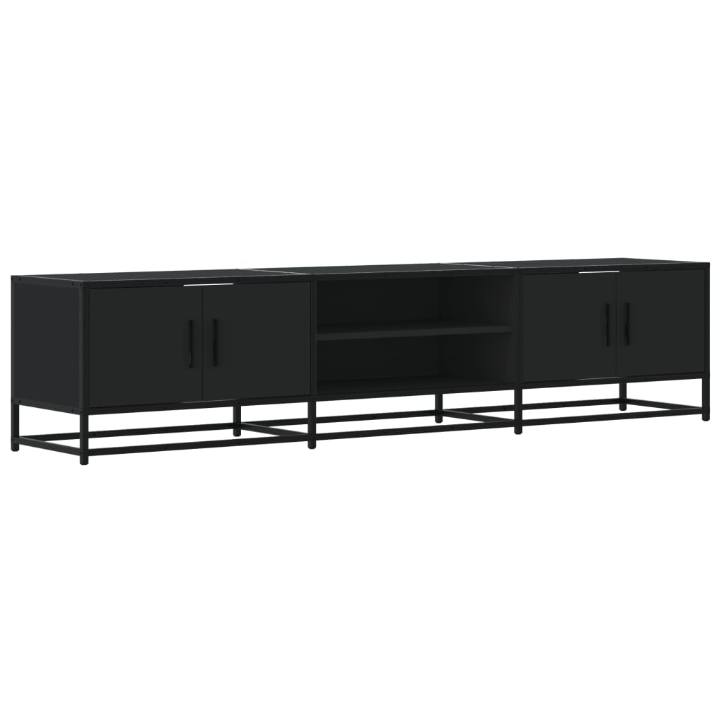 TV Cabinet Black 180x35x41 cm Engineered Wood