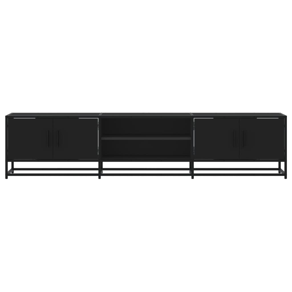 TV Cabinet Black 180x35x41 cm Engineered Wood