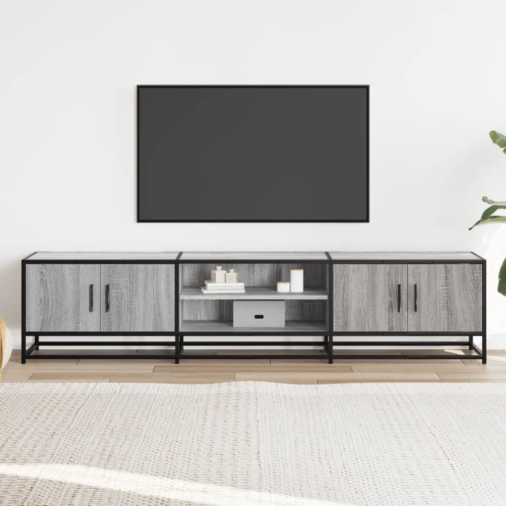 TV Cabinet Grey Sonoma 180x35x41 cm Engineered Wood