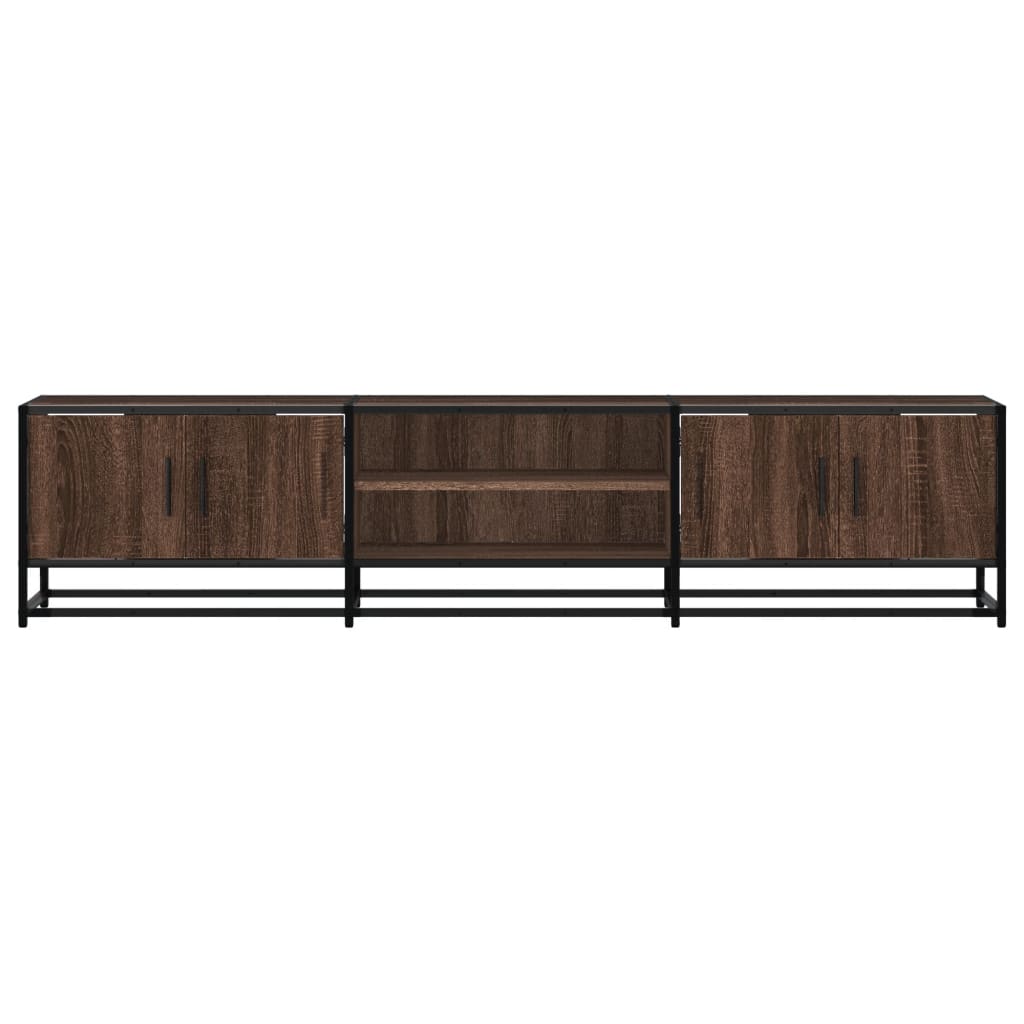 TV Cabinet Brown Oak 180x35x41 cm Engineered Wood