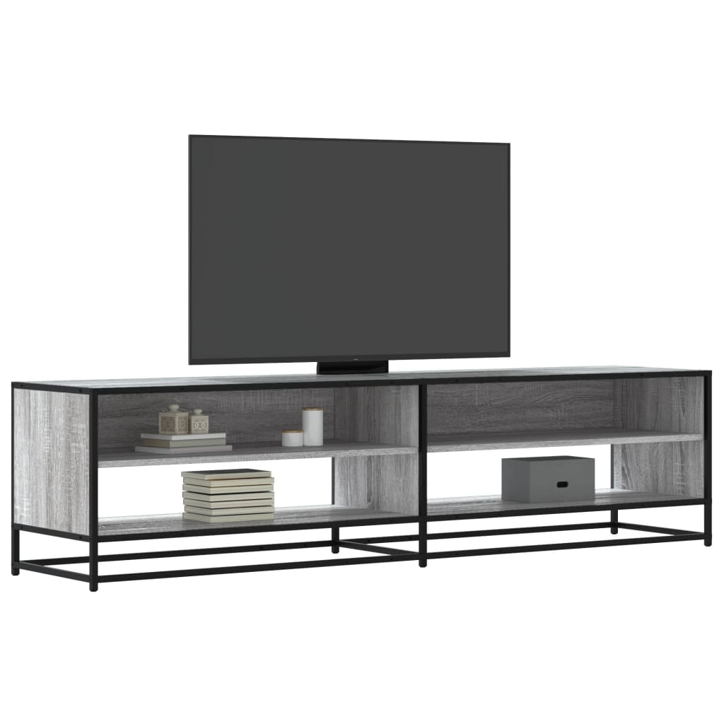 TV Cabinet Grey Sonoma 180.5x40x46 cm Engineered Wood