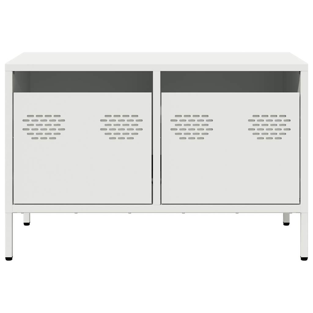 TV Cabinet White 68x39x43.5 cm Cold-rolled Steel