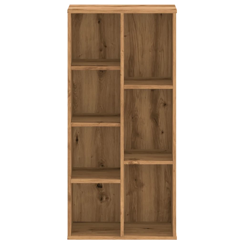 Oak Artisian Bookcase 50x25x105 cm | Engineered Wood Finish