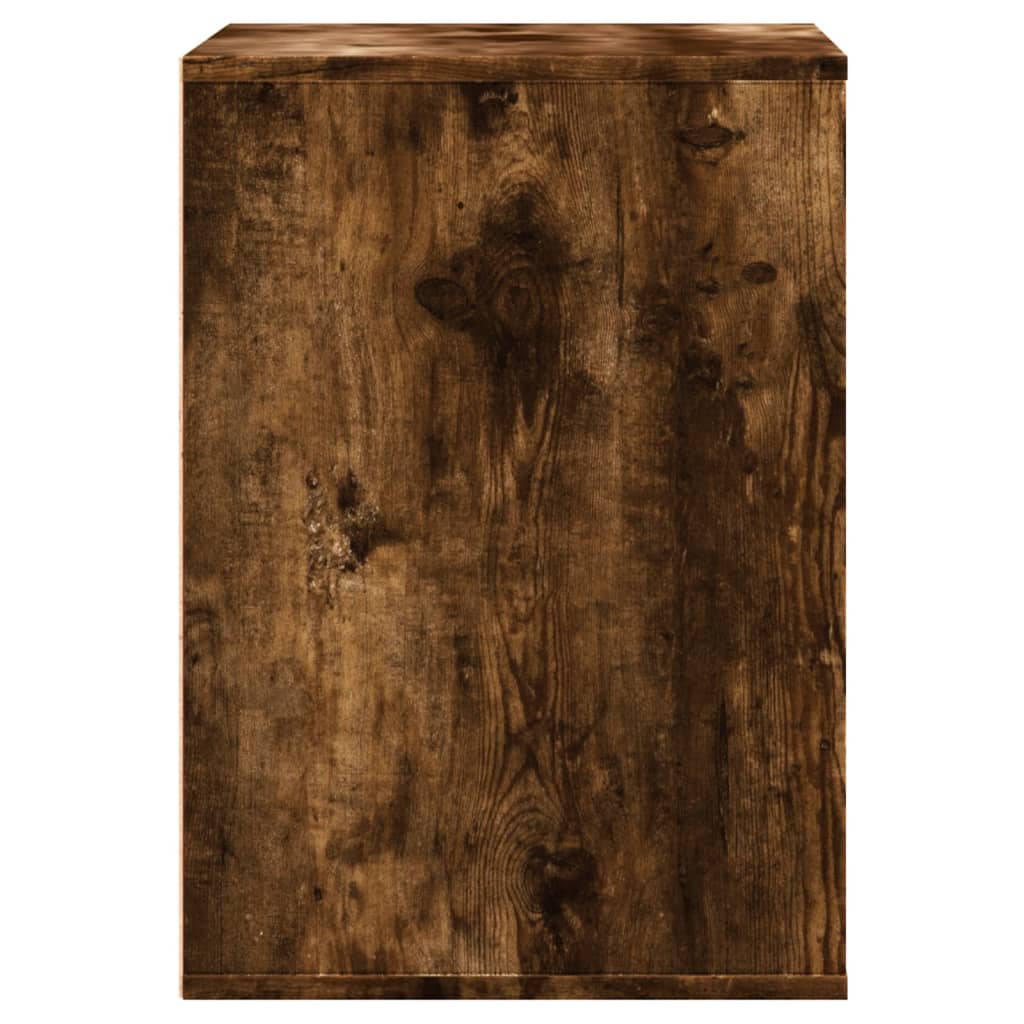 Smoked Oak Corner Chest of Drawers 60x41x58 cm - Engineered Wood