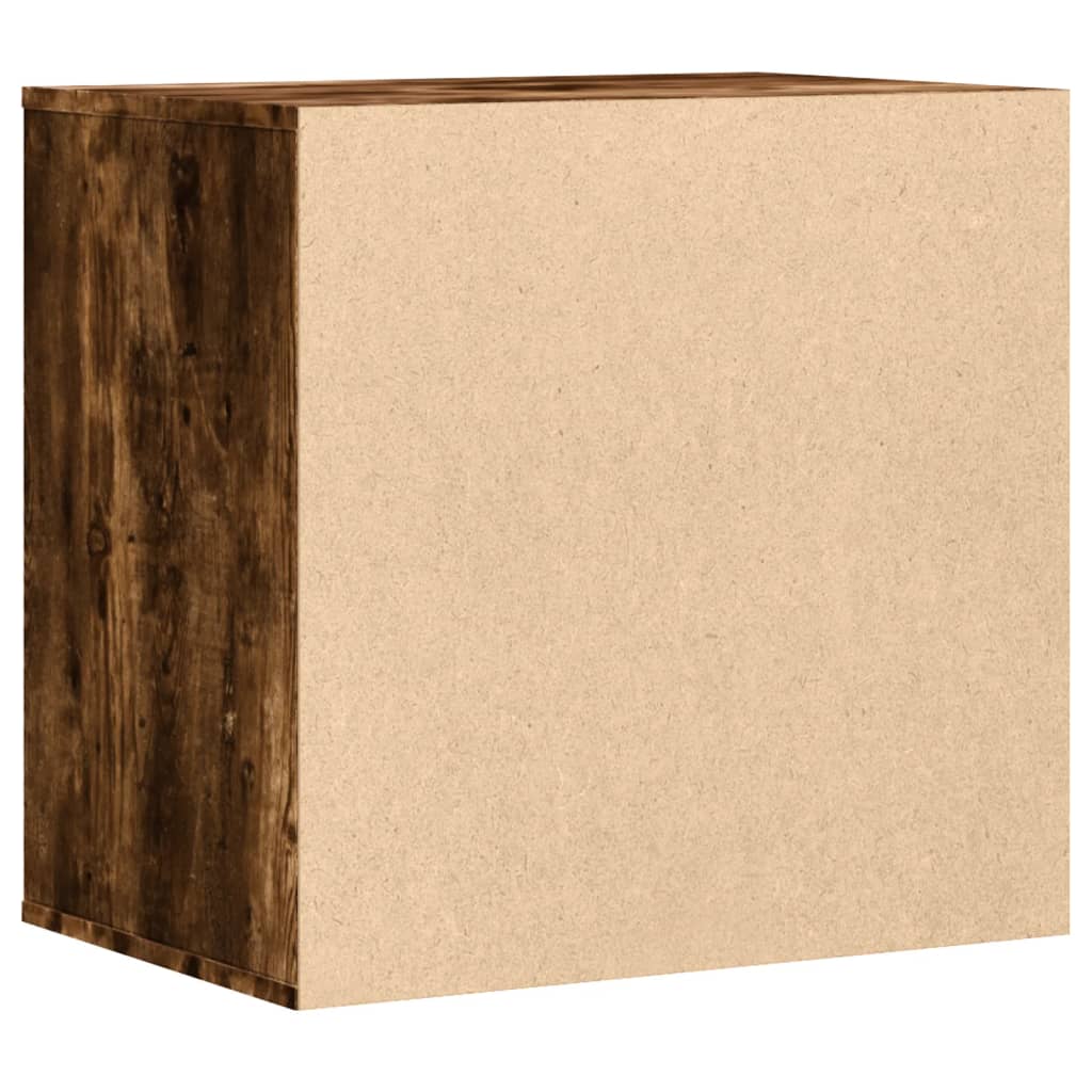 Smoked Oak Corner Chest of Drawers 60x41x58 cm - Engineered Wood