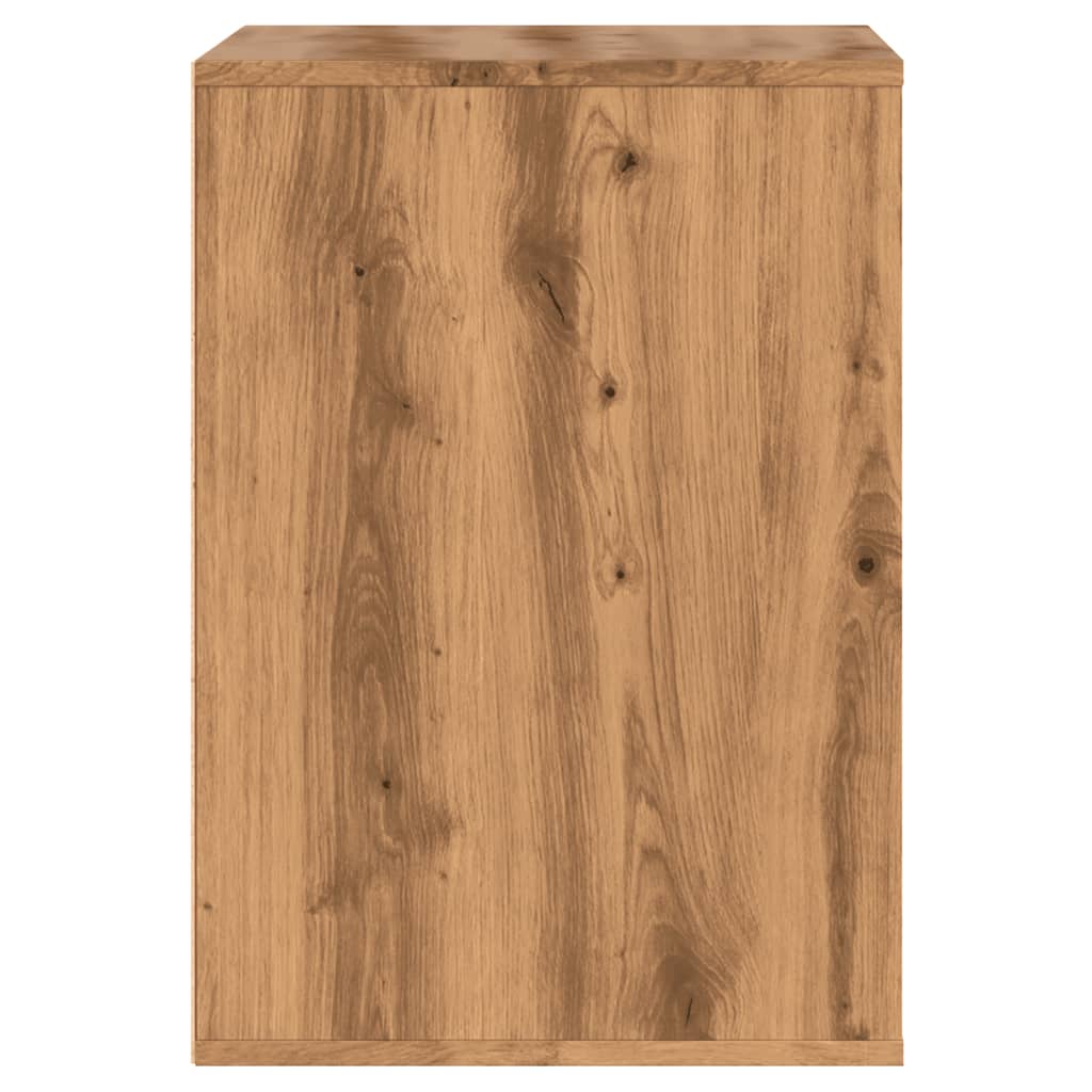 Artisan Oak Corner Chest of Drawers - 60x41x58 cm Engineered Wood