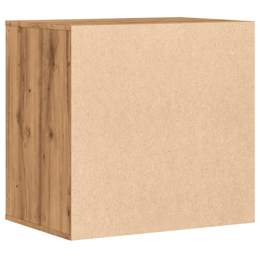 Artisan Oak Corner Chest of Drawers - 60x41x58 cm Engineered Wood
