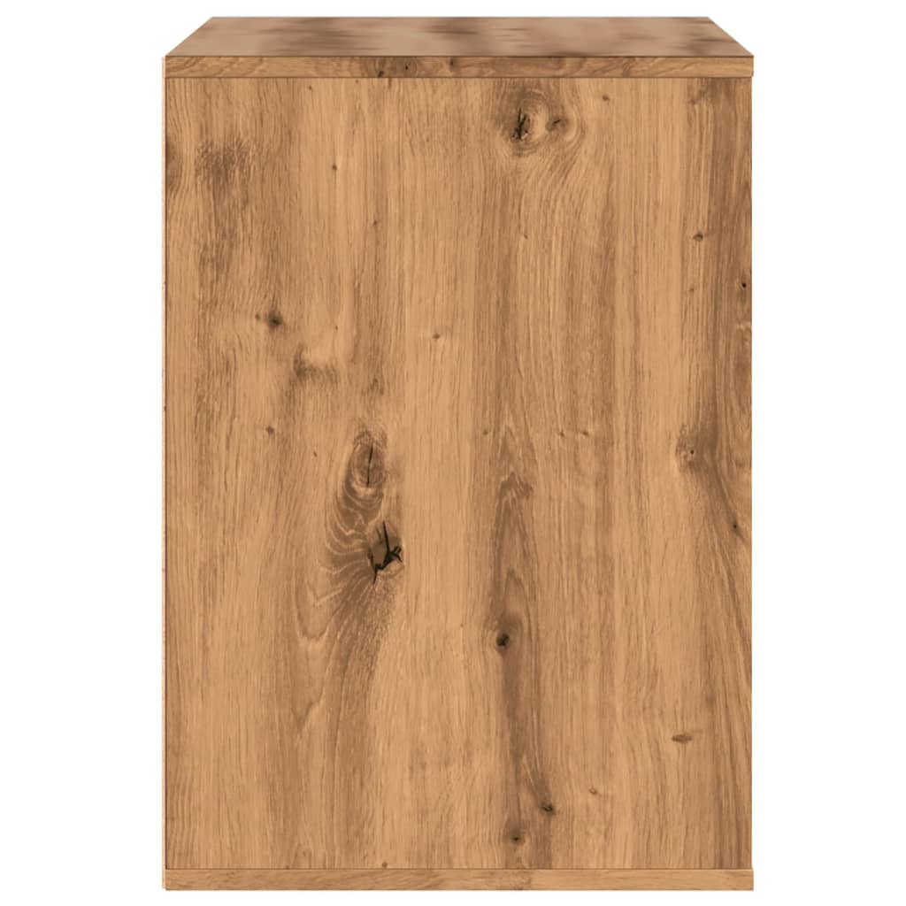 Artisan Oak Corner Chest of Drawers 80x41x58 cm - Engineered Wood