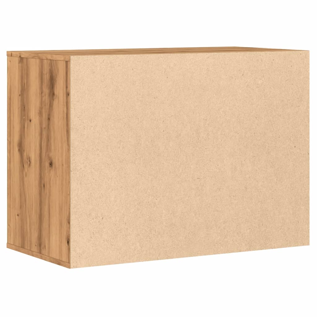 Artisan Oak Corner Chest of Drawers 80x41x58 cm - Engineered Wood