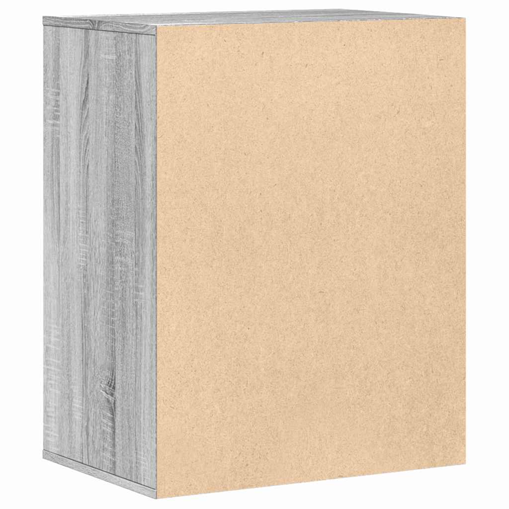 Grey Sonoma Corner Chest of Drawers, Engineered Wood, 60x41x76 cm