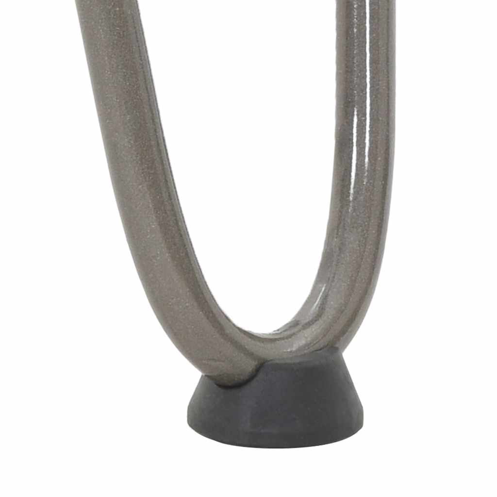 Natural Steel Hairpin Legs 4 pcs - 20cm Solid Steel for Coffee Table