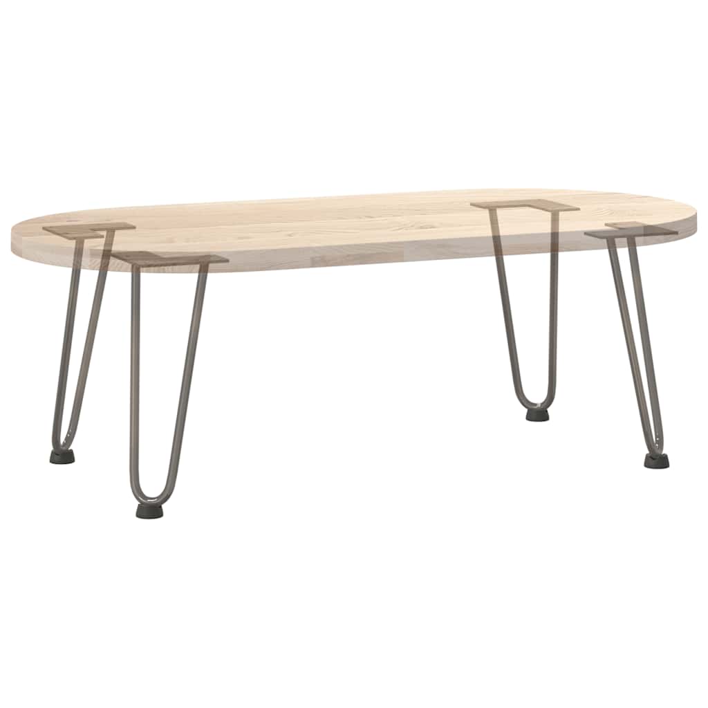 Solid Steel Hairpin Legs for Coffee Table, 4 pcs, 30cm, Natural Steel