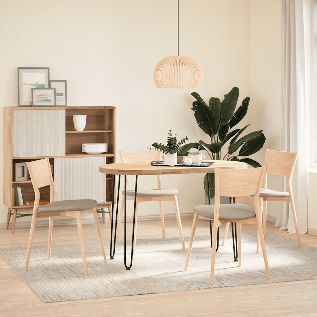 Solid Steel Hairpin Legs 72cm - 4pcs Black for Console Tables