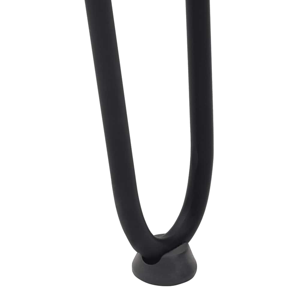 Solid Steel Hairpin Legs 72cm - 4pcs Black for Console Tables
