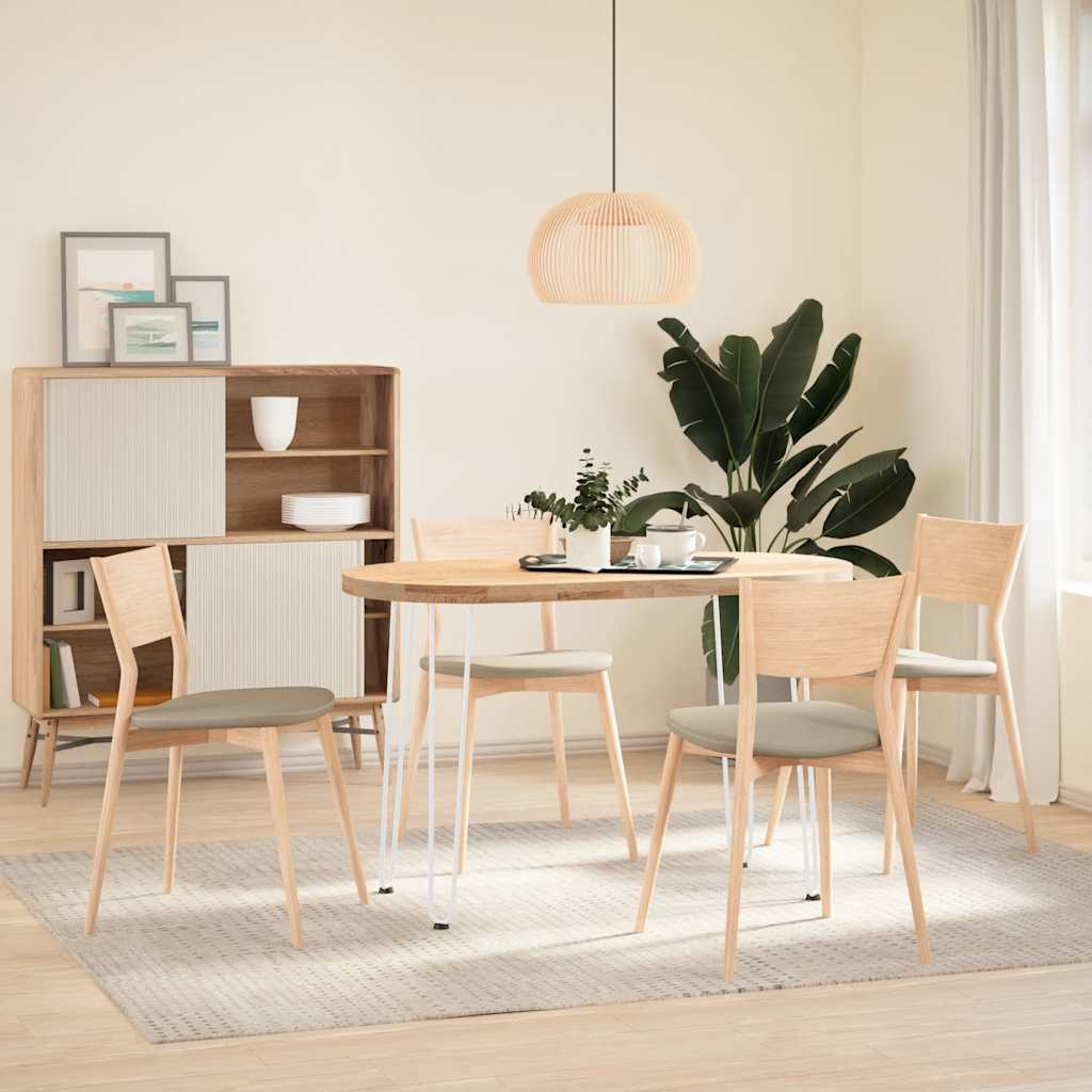 White 72cm Steel Hairpin Legs for Console Tables, Set of 4