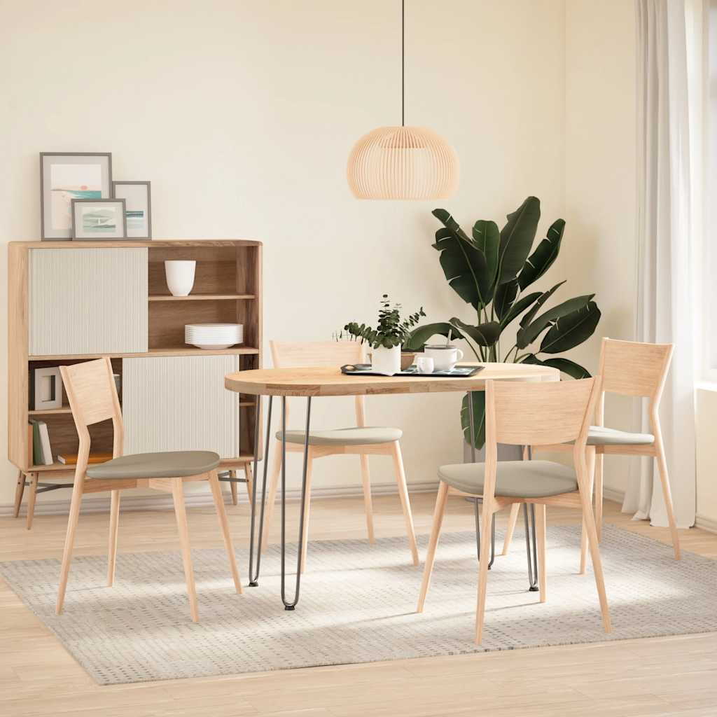 Natural Steel Hairpin Legs for Console Table - 4pcs, 72cm Solid Steel
