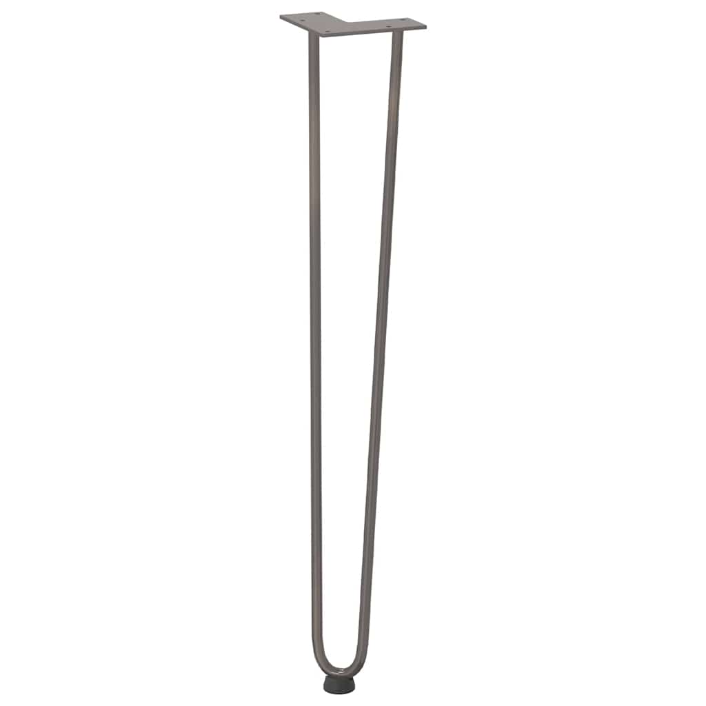 Natural Steel Hairpin Legs for Console Table - 4pcs, 72cm Solid Steel