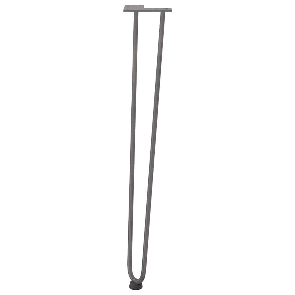 Natural Steel Hairpin Legs for Console Table - 4pcs, 72cm Solid Steel