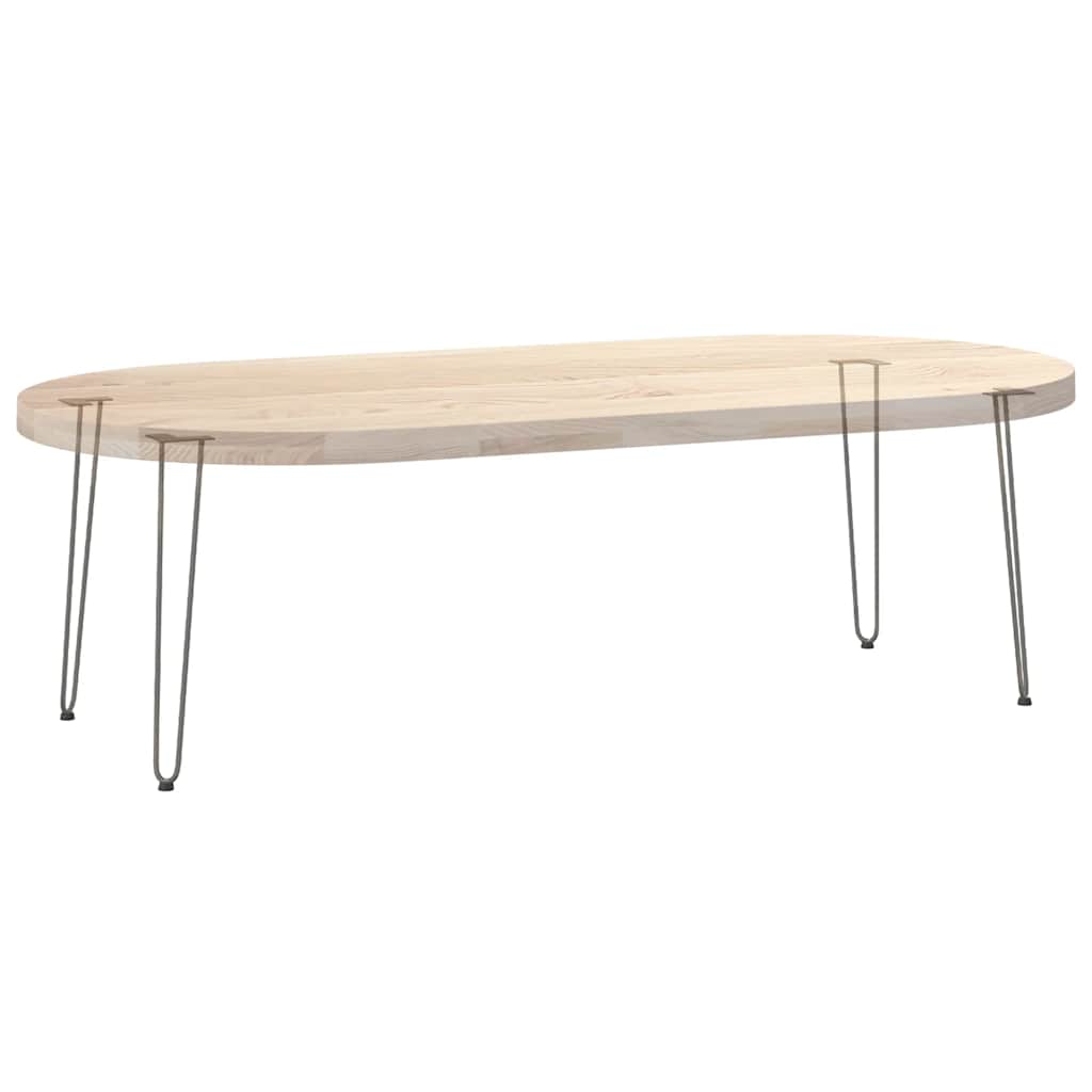 Natural Steel Hairpin Legs for Console Table - 4pcs, 72cm Solid Steel