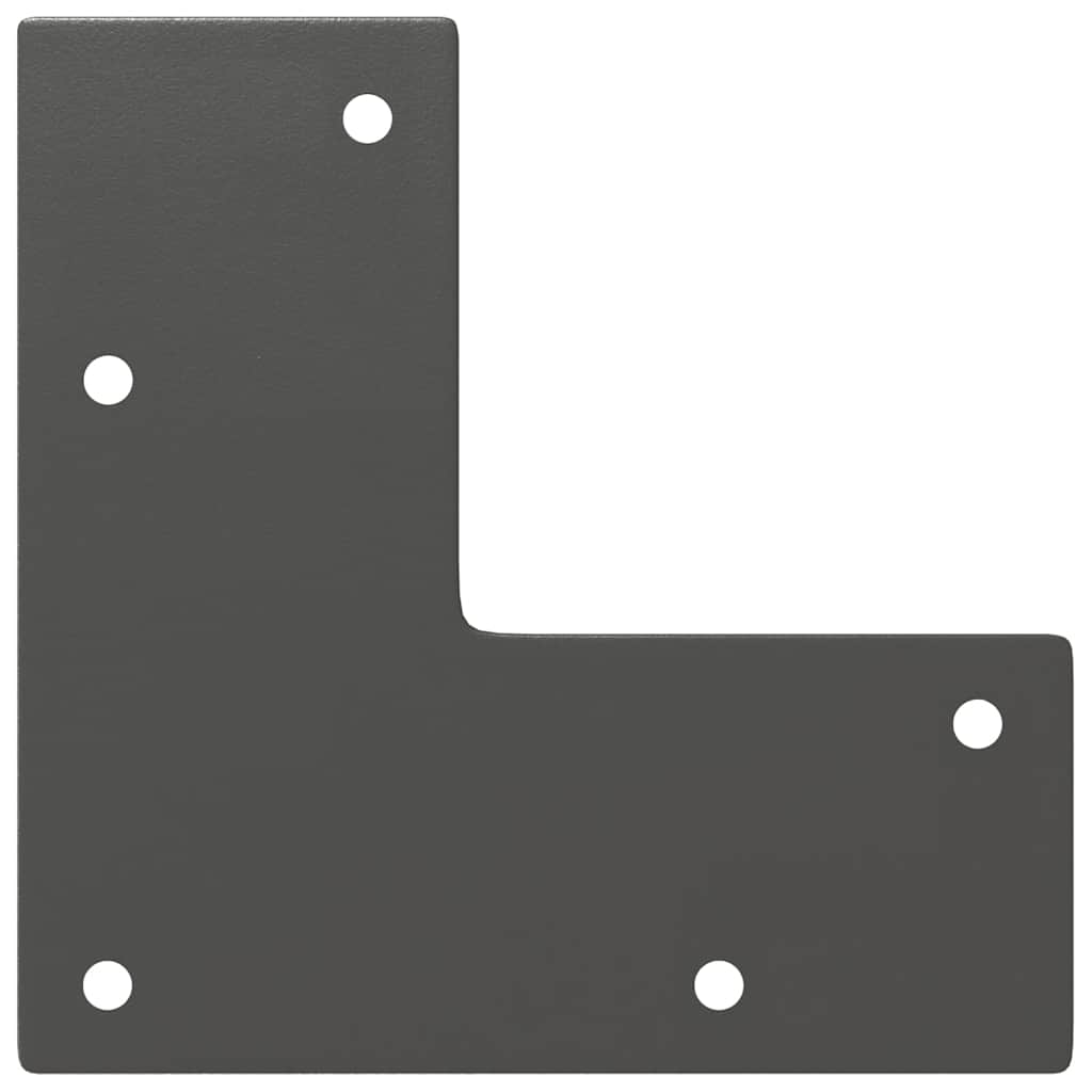 Anthracite Steel Hairpin Legs for Coffee Table, Set of 4, 10cm
