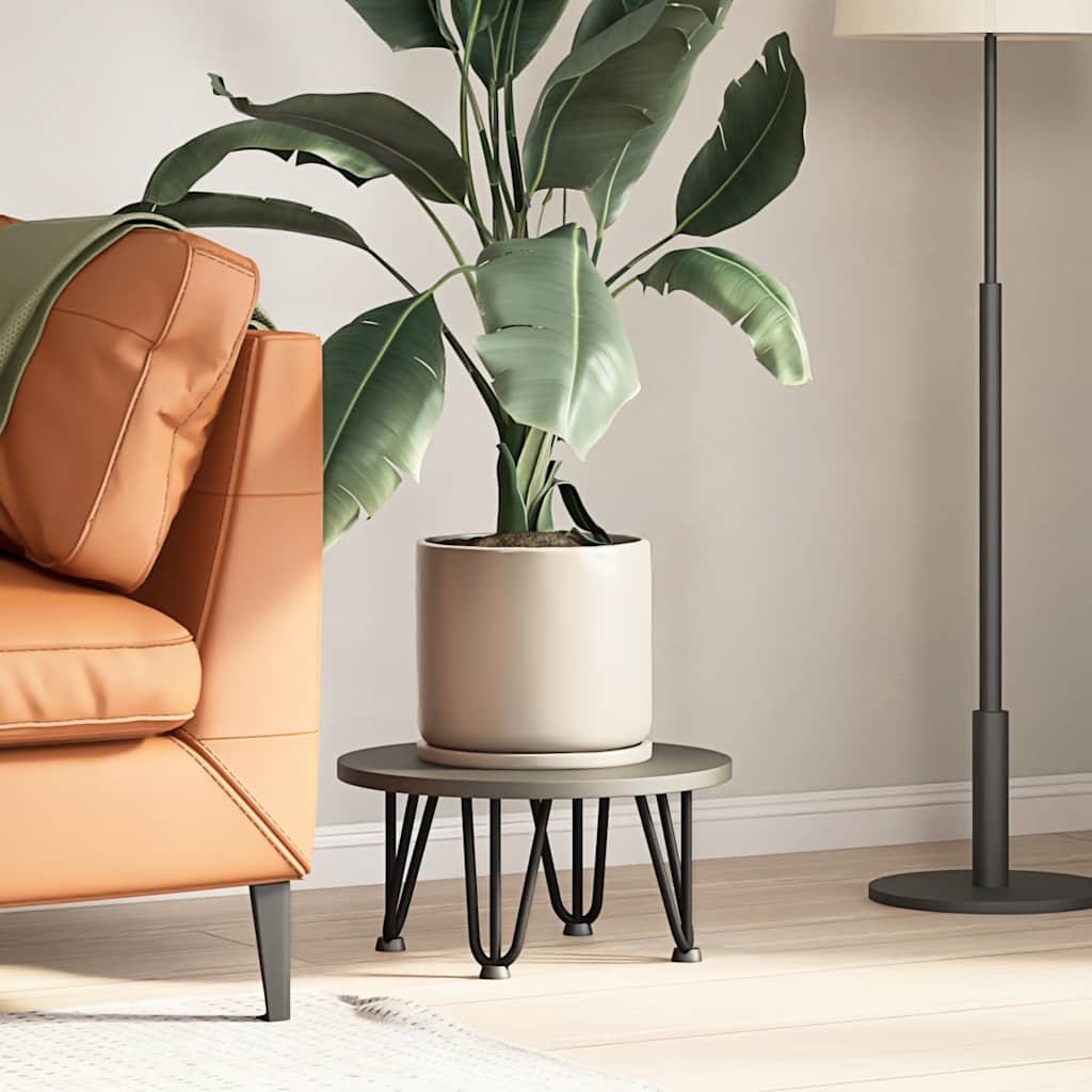 Black Solid Steel Hairpin Legs for Coffee Table, Set of 4 (20 cm)