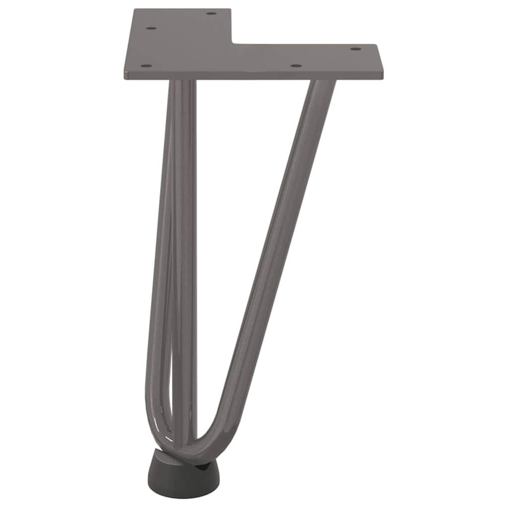 Natural Steel Hairpin Legs for Coffee Table, 4 Pcs, 20cm Solid Steel