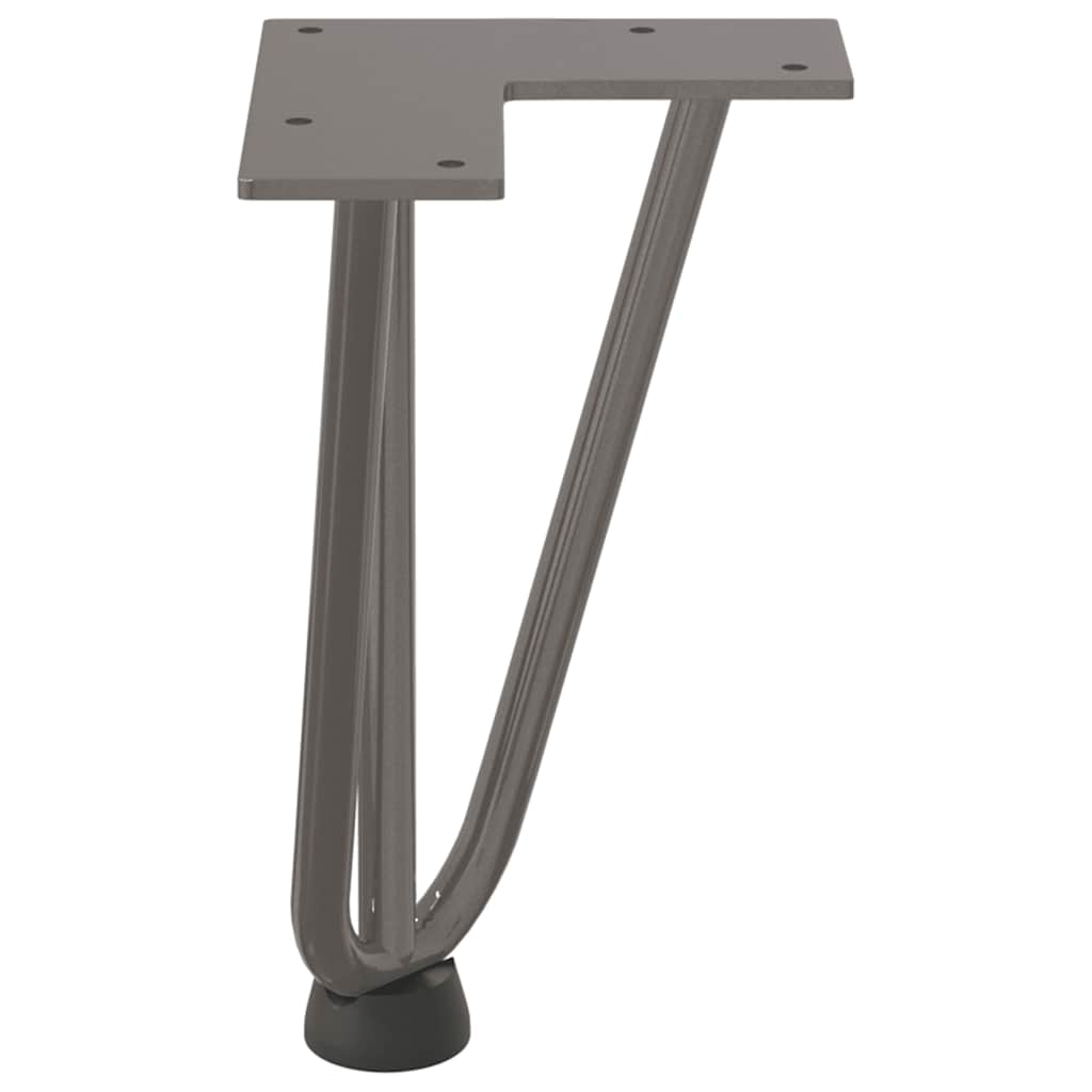 Natural Steel Hairpin Legs for Coffee Table, 4 Pcs, 20cm Solid Steel