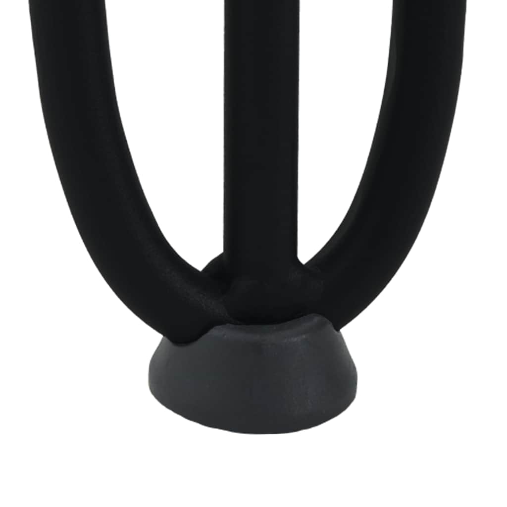 Black Solid Steel Hairpin Legs - 30cm, 4 Pack for Coffee Table
