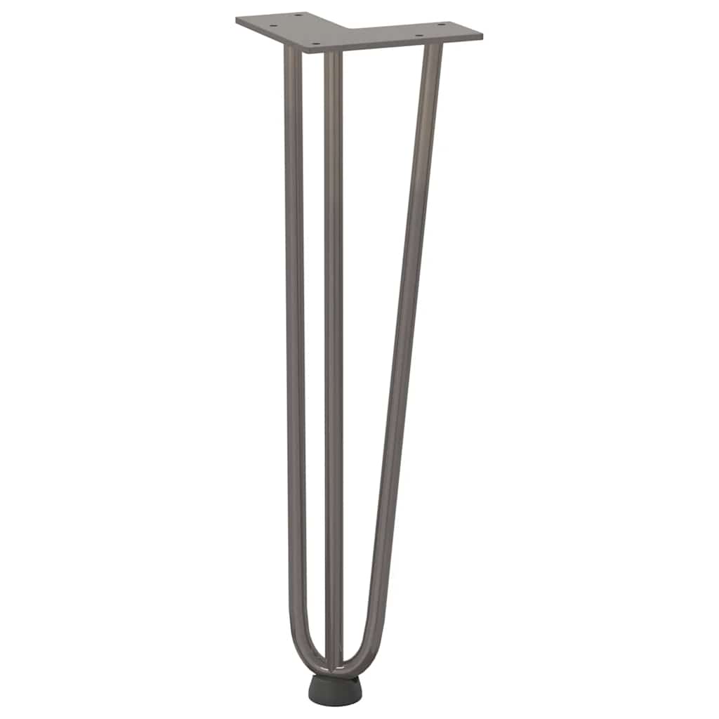 Steel Hairpin Legs for Coffee Table 4 pcs 42 cm - Natural Finish