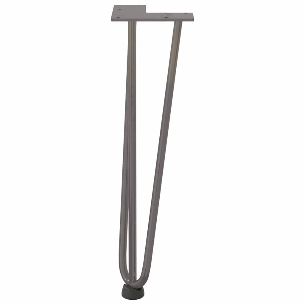 Steel Hairpin Legs for Coffee Table 4 pcs 42 cm - Natural Finish