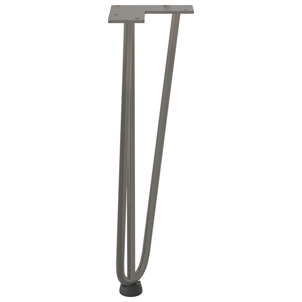 Steel Hairpin Legs for Coffee Table 4 pcs 42 cm - Natural Finish