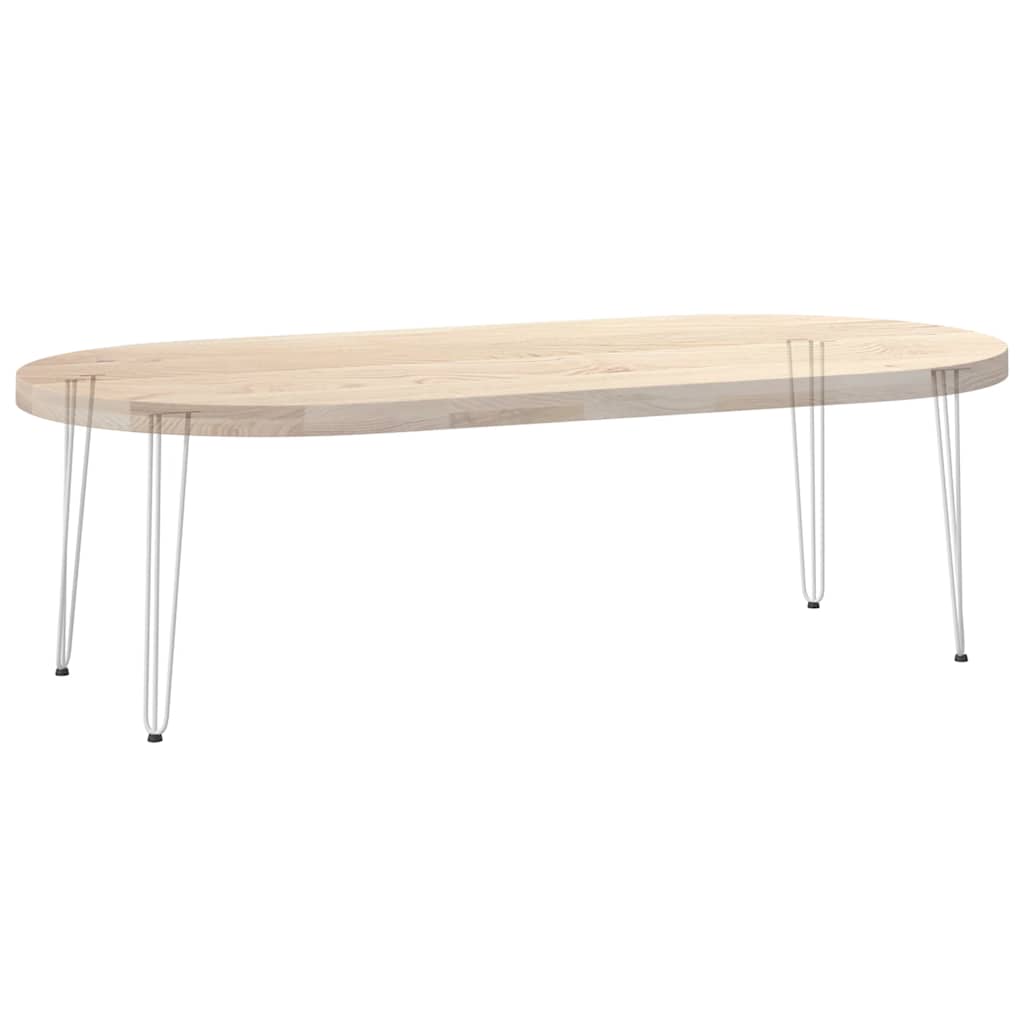 White Solid Steel Hairpin Legs for Console Table - Set of 4, 72 cm