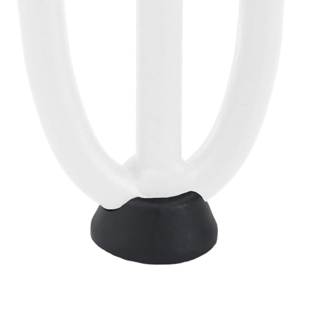 White Solid Steel Hairpin Legs for Console Table - Set of 4, 72 cm
