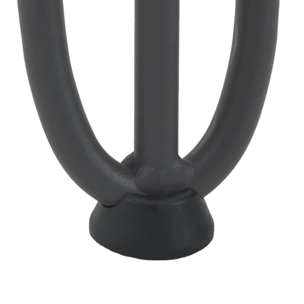 Anthracite Solid Steel Hairpin Legs for Console Table, 4pcs, 72cm