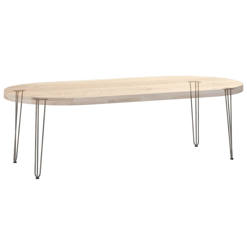 Natural Steel Console Table Hairpin Legs - Set of 4, 72 cm Solid Steel