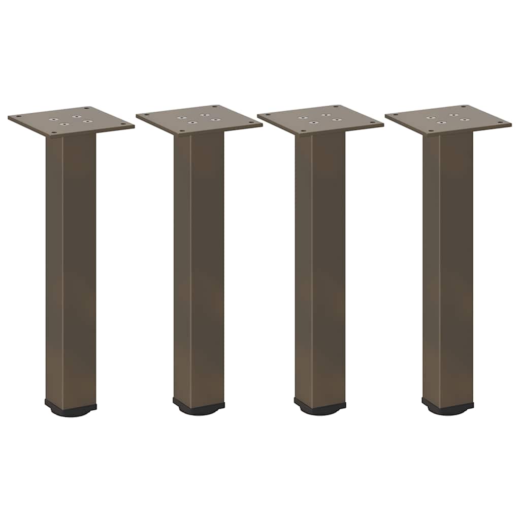 Natural Steel Coffee Table Legs 4 pcs, 30-32 cm Durable Design