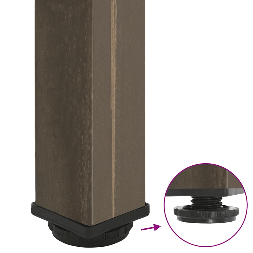 Natural Steel Coffee Table Legs 4 pcs, 30-32 cm Durable Design