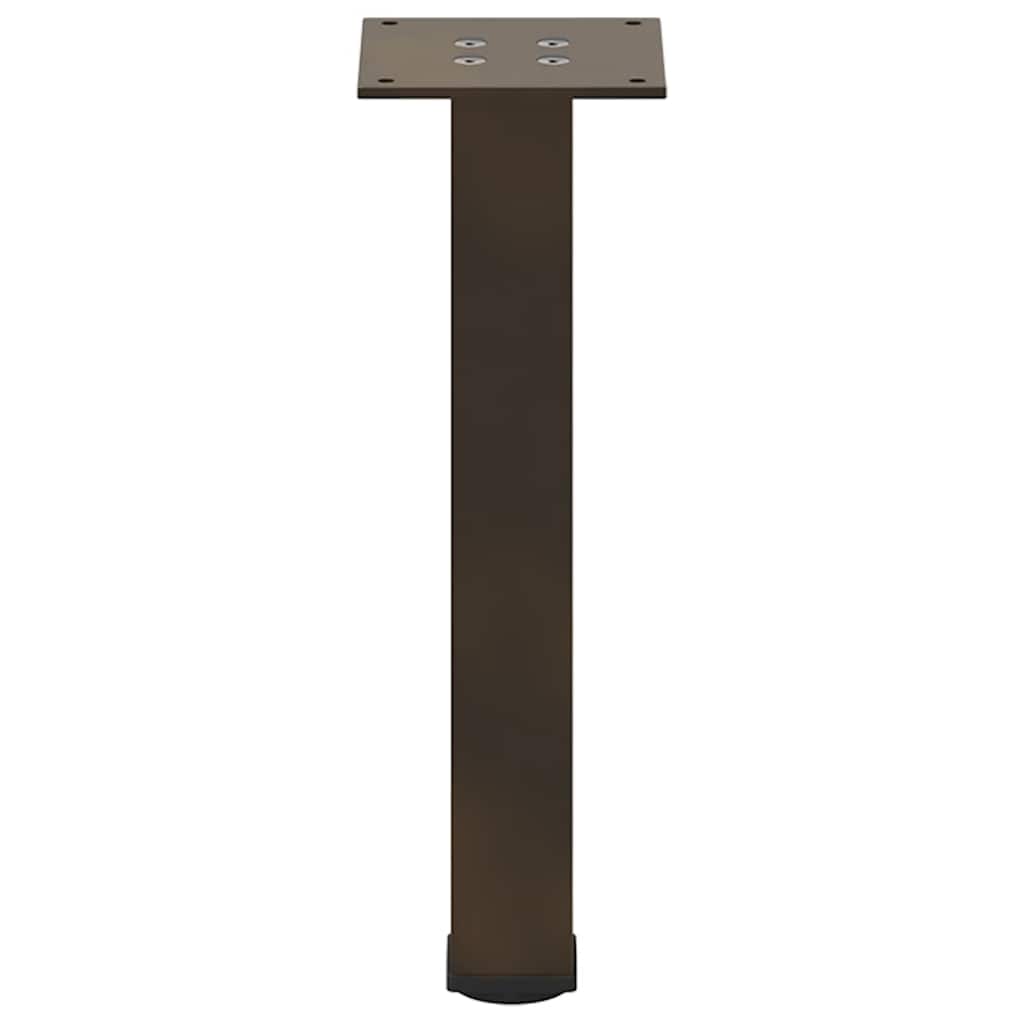 Natural Steel Coffee Table Legs Set of 4 - 42-44 cm Durable Metal